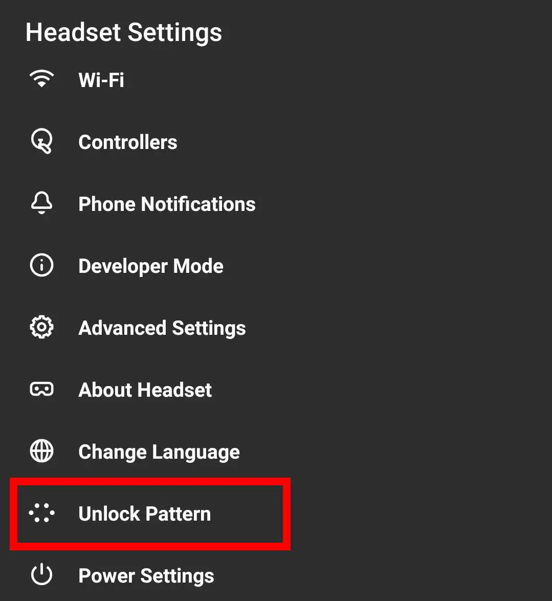 Quest 2 Unlock Pattern