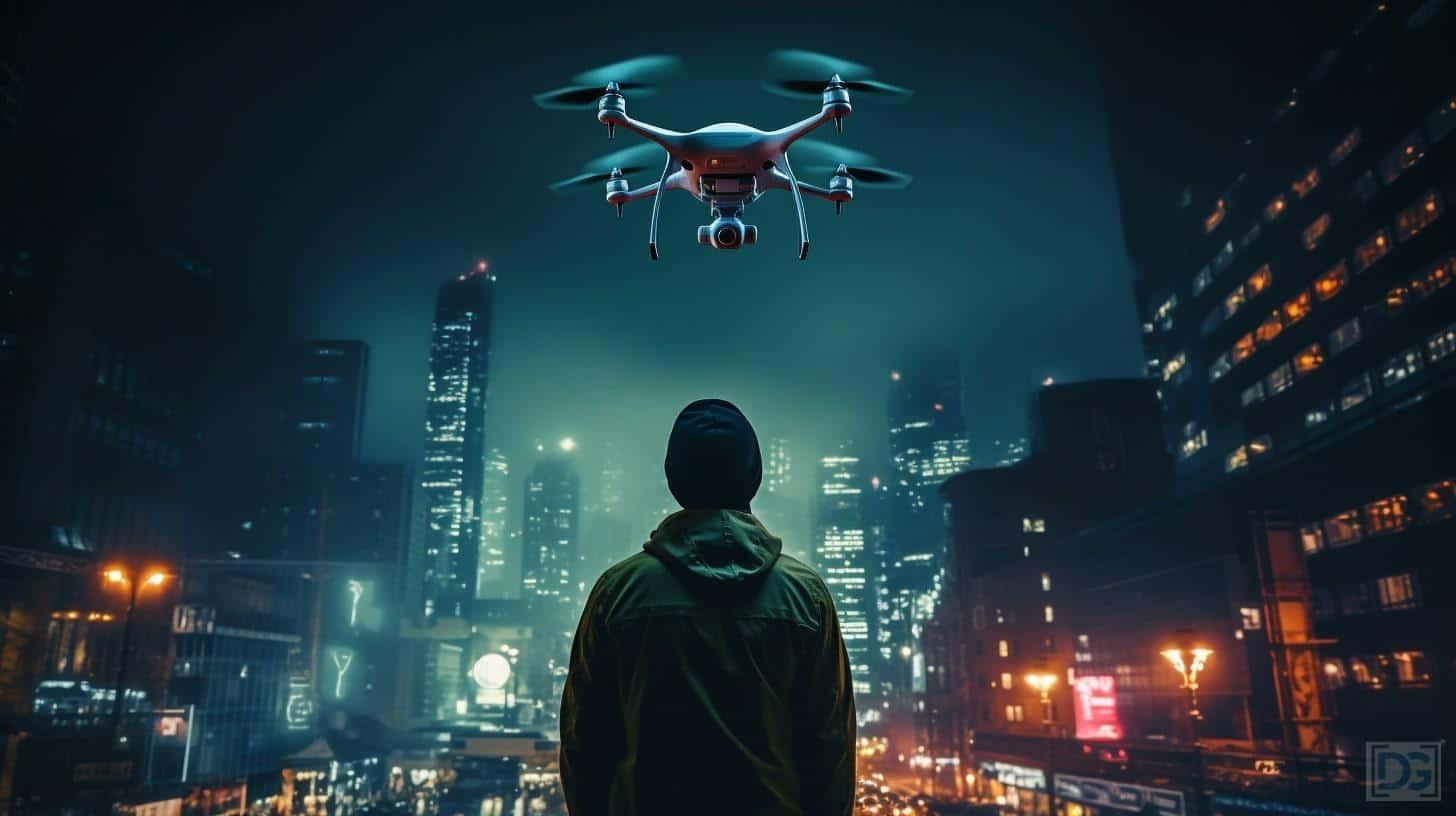 Drone Look Like at Night