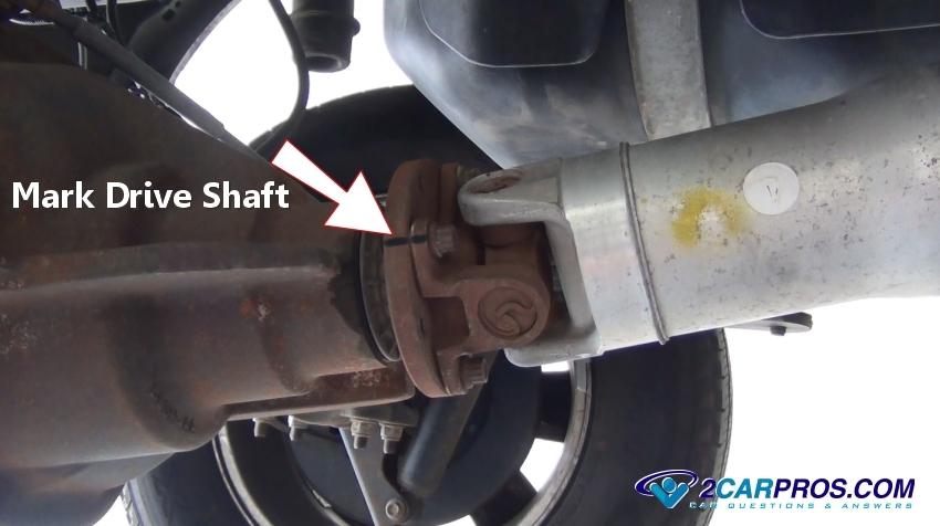 mark drive shaft