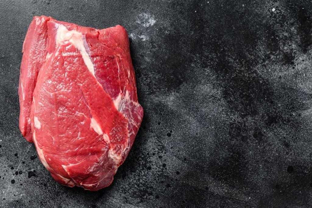 raw brisket beef cut black angus