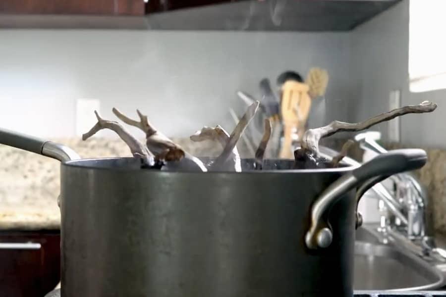 how to make driftwood sink faster