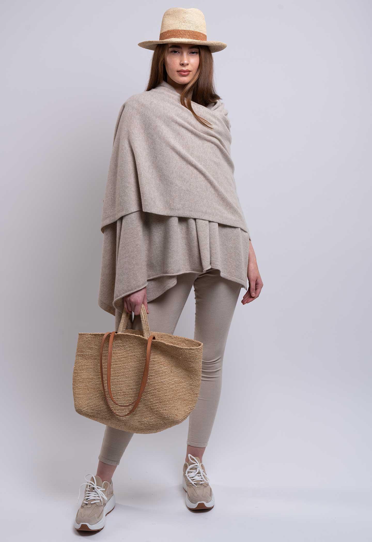 chinchilla cashmere travel wrap