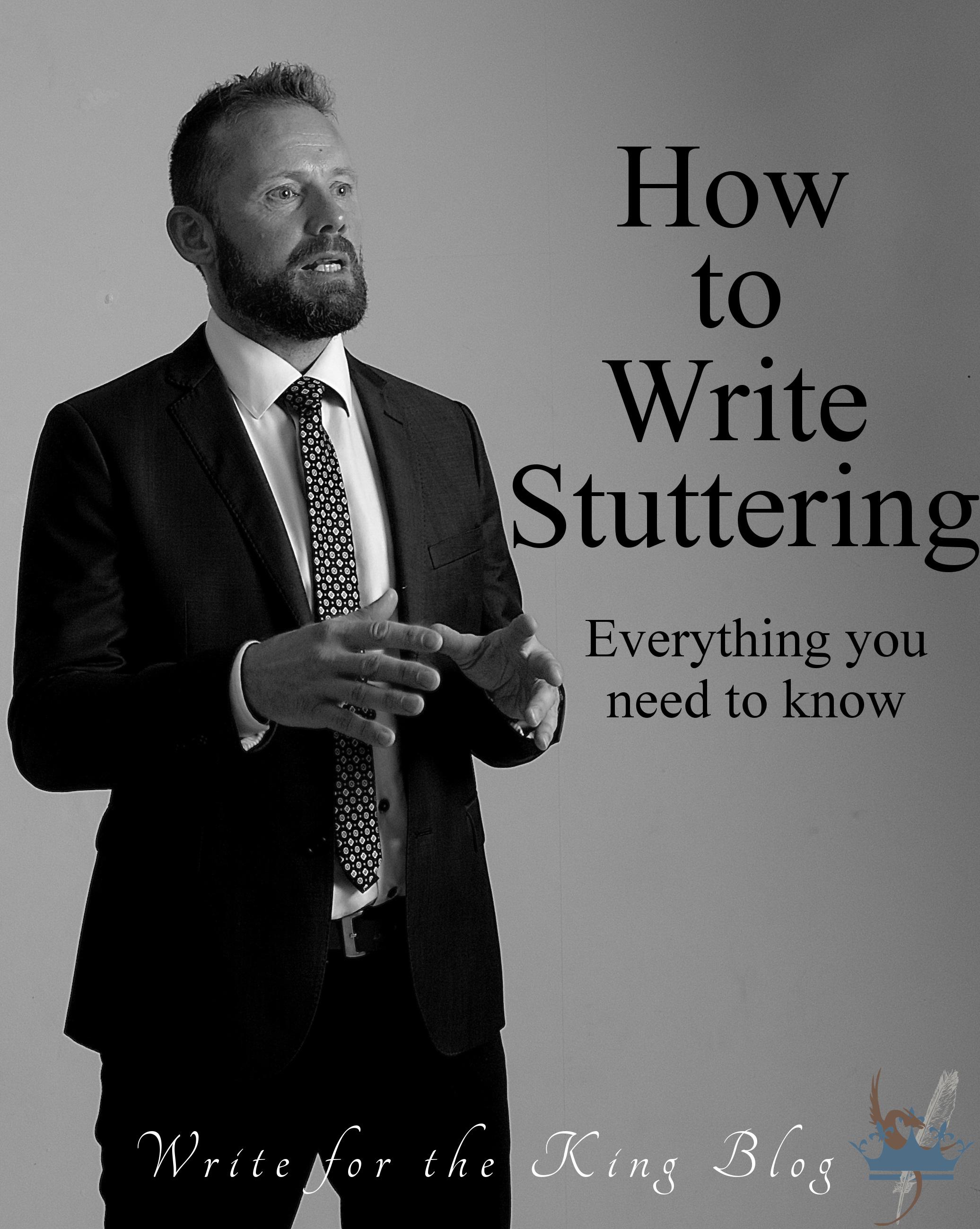 Everything You Need to Know About Writing a Stutter